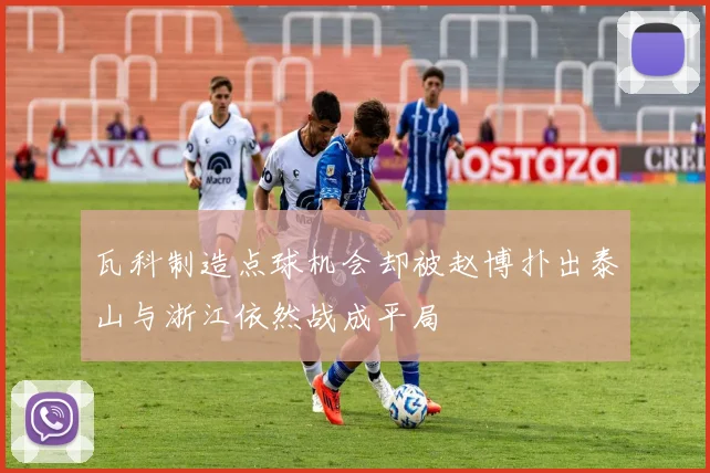 瓦科制造点球机会却被赵博扑出泰山与浙江依然战成平局
